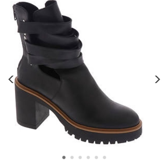 Free People Shoes - Free People Shoes | Jesse Cutout Boot | Black | Size 39